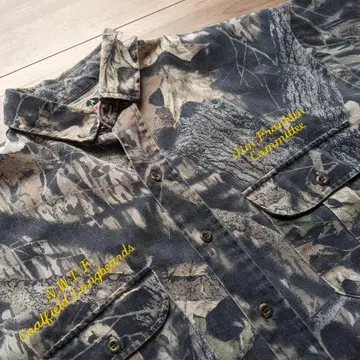 90s MOSSY OAK 빈티지 리얼트리 긴팔 셔츠 리얼 카모