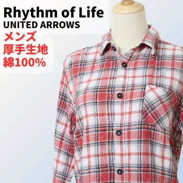 Rhythm of Life UNITED ARROWS 체크 셔츠 M
