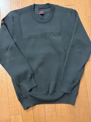 BRIEFING 블랙 스웨터 브리핑 골프 니트 M