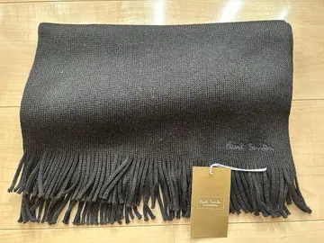 폴스미스 미사용 울 머플러 블랙