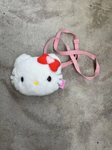 헬로키티 봉제 인형 파우치 산리오 퓨로랜드 미니백