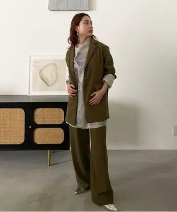 [ 새상품급 ] Ameri TAILORED RELAX SET UP