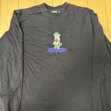 XLARGE 블랙 긴팔 T셔츠 M