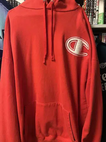 챔피온 Champion 레드 후드티
