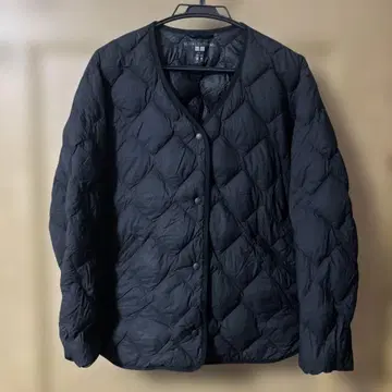 L1645 여성용 L 유니클로 UNIQLO 울트라 라이트 다운 블랙
