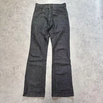리바이스 Levi's 선염 블랙 플레어 데님 레어
