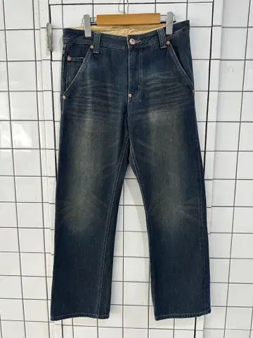 다크 블루 스트레이트 데님