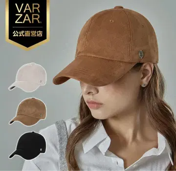 [ 미개봉 새상품 ] VARZAR VA 커브 오벌 메탈 스웨이드 볼캡