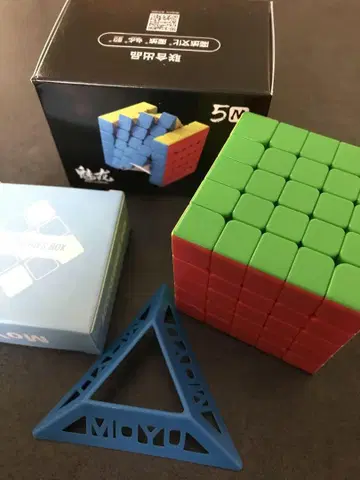 루빅스 큐브 MeiLong 5x5 M 스피드 큐브 입체 퍼즐 자석 포함