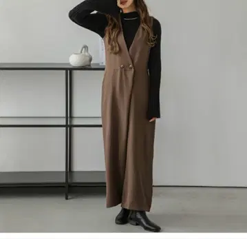 랩 스타일 올인원 여성용 V넥 편안함 살로펫 와이드
