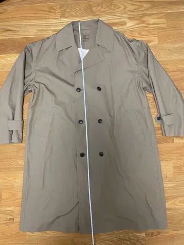 무인양품 발수 트렌치코트 L-XL 다크 베이지