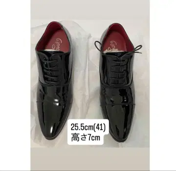 [컨디션 최상] 에나멜 신발 25.5cm 블랙