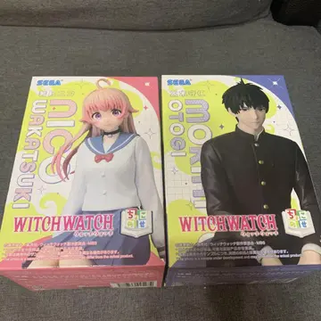 위치 워치 쵸코노세 프리미엄 피규어 와카츠키 니코 오토기 모리토 세트