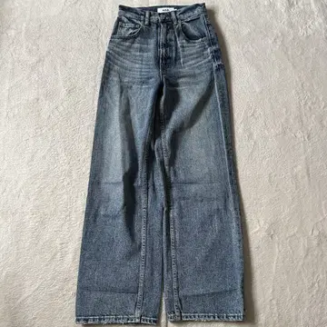 AZUL DENIM 하이웨스트 와이드 데님 IV MOUSSY 마우지 XS