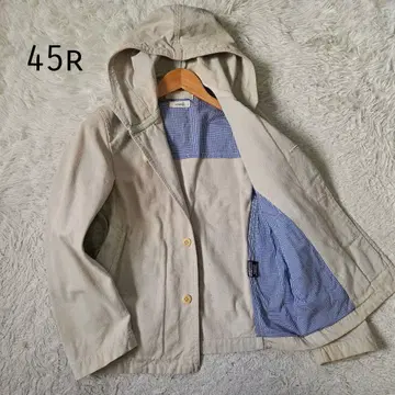45rpm 홉색 자켓 사이즈 S 베이지 후드티 워셔블
