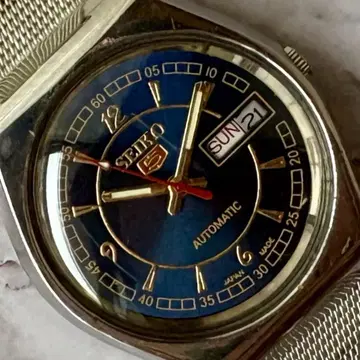 SEIKO 5 오버홀 완료 데이데이트 자동 시계 일본제 빈티지 70년대