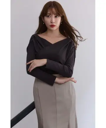 Asymmetric Cotton-blend Jersey Top