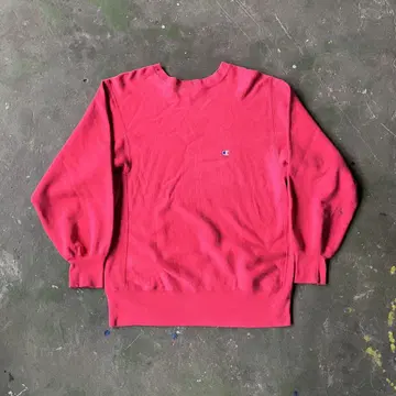 90s CHAMPION REVERSE WEAVE USA, 핑크 무지