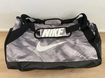 NIKE 카모 패턴 보스턴 백 그레이/블랙 61L