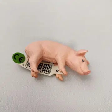 미사용 택 포함 Schleich 13290 아기 돼지 슐라이히 먹는 모습