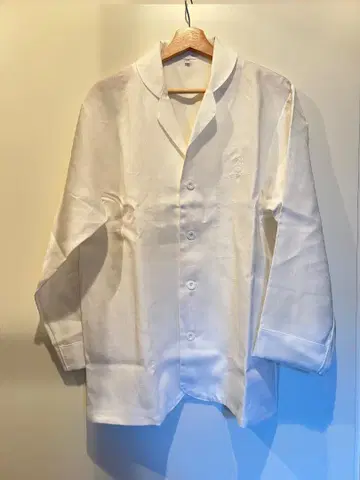화이트 린넨 파자마 세트