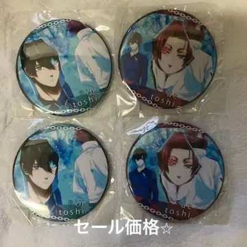 블루 록 [ 이토시 린 이토시 사에 ] 75mm 캔뱃지 4개 세트