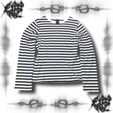 2003AW Number (n)ine Kurt Era Stripe L/S