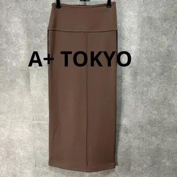 A+ TOKYO 에이플러스 도쿄 롱 기장 오버롤 스커트