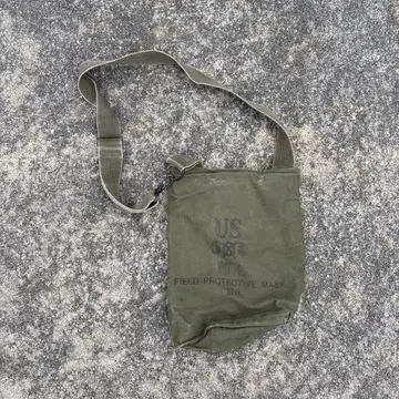 60s~ 미군 U.S.ARMY M9A1 가스 마스크 백 밀리터리