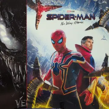 스파이더맨과 Venom의 영화 팜플렛