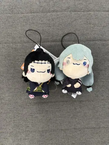 주술회전 모찌피코 마스코트 봉제 인형 2종 세트