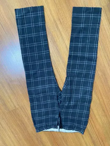 폴스미스 체크 무늬 슬랙스 (다크 그레이)