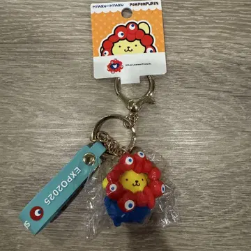 오사카 간사이 만박 산리오 먀쿠먀쿠 폼폼푸딩 코스프레 입체 키링