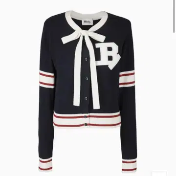 bibiy. B. CLUB TIE CARDIGAN NAVY