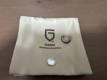 GARNI 실버 후프 귀걸이