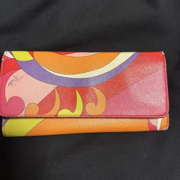 EMILIO PUCCI 컬러풀 가죽 장지갑