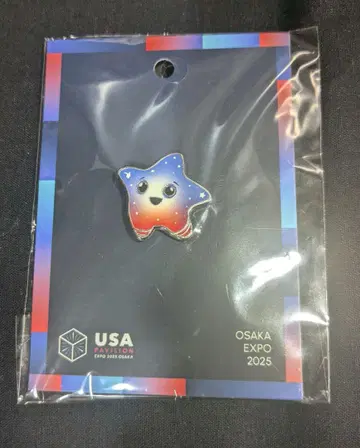 오사카 만박 EXPO 미국관 핀 배지 스파크 USA