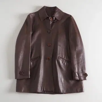 랄프 로렌 USA제 카 코트 가죽 자켓 브라운 새상품급