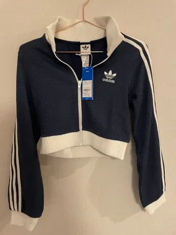 adidas 저지 크롭 트랙탑 블루 새상품