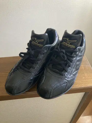 Mizuno 블랙 스파이크 슈즈 25cm