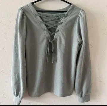 레이스업 lace up 상의 tops 긴팔 thermal 서멀