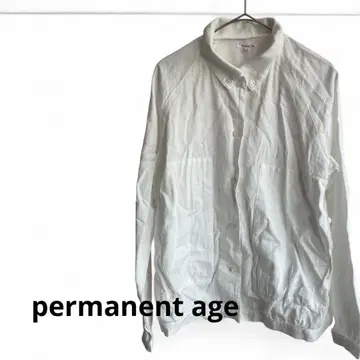 permanent age 퍼머넌트 에이지 화이트 래글런 셔츠