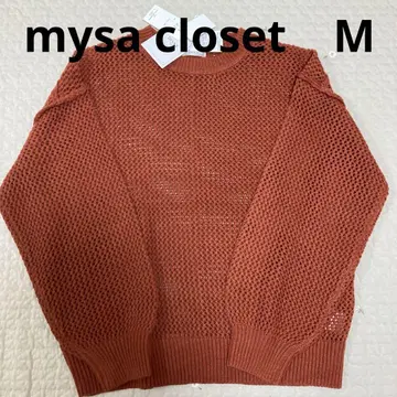 시마무라 mysa closet 니트 테라코타