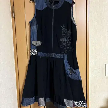 데시구알 오버롤 스커트