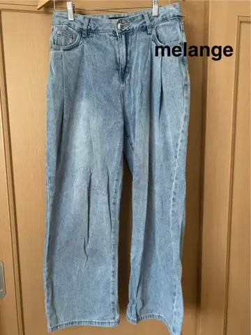 멜랑주 라이트 블루 데님