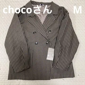 시마무라 choco 체크 자켓 M 사이즈