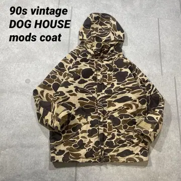90s DOG HOUSE mods coat camouflage L