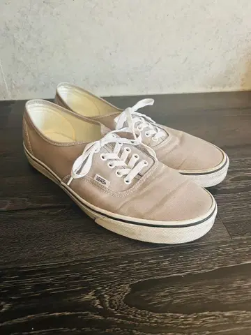 [정품] Vans 오센틱 베이지 스니커즈