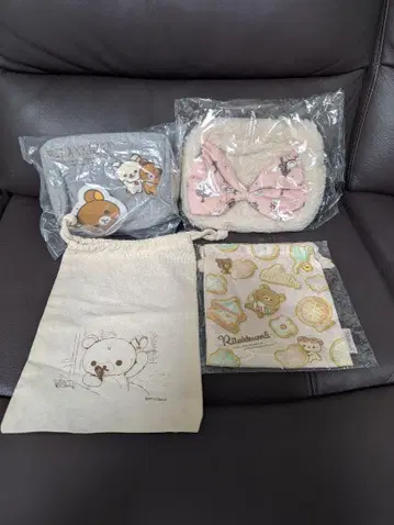 파우치 복조리 세트 리락쿠마 차이로이코구마 코리락쿠마