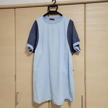드럭 스토어즈 / 투톤 컬러 반팔 튜닉